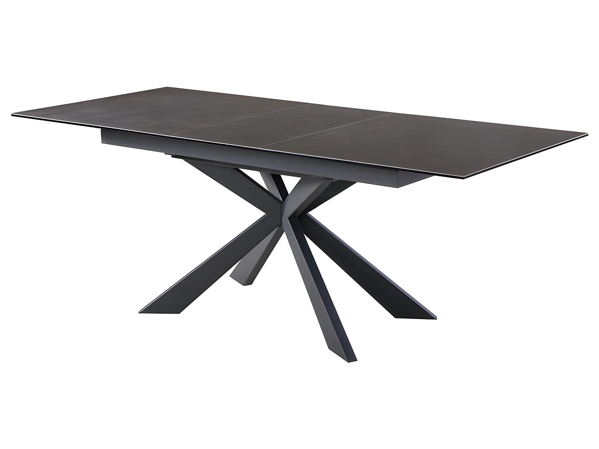 Table à manger extensible en céramique - Anthracite – Image 2